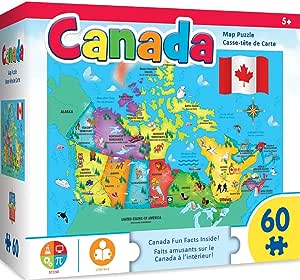 Map of Canada Puzzle 60pc