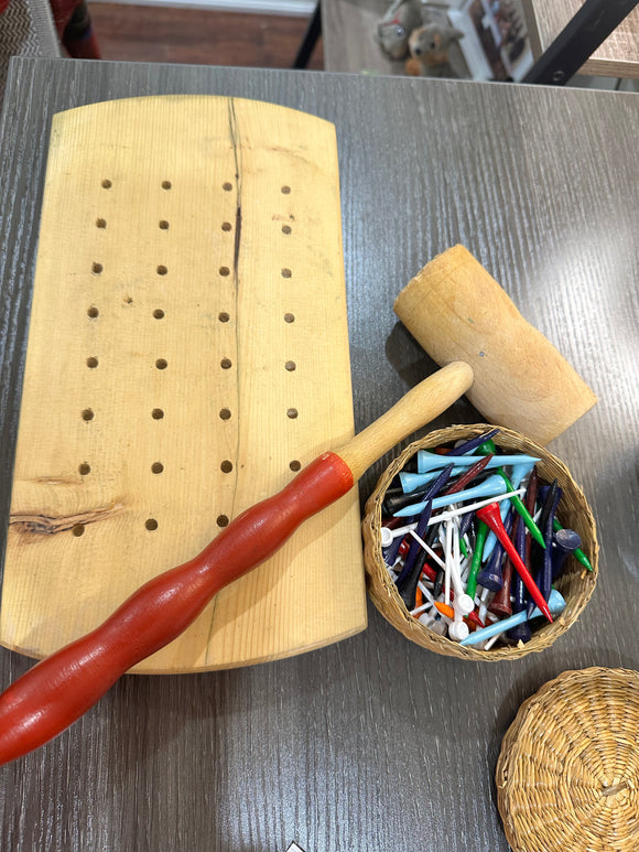 Peg Board and Hammer Set