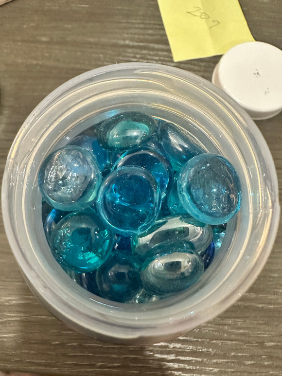 Blue Glass Gems