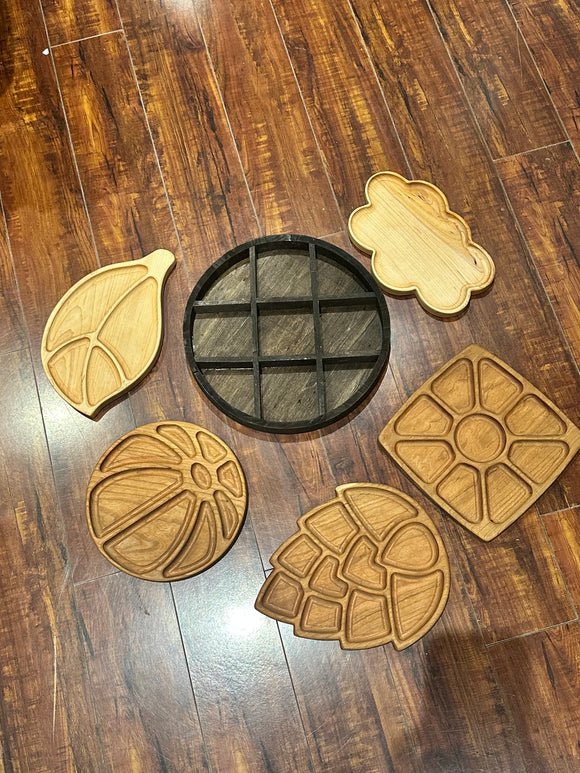 Wooden Staging Trays