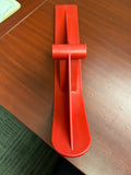 Red Sled Blades Plastic Hard