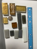 Tiles - Glass - Rectangle - Shiny - Assorted Sizes