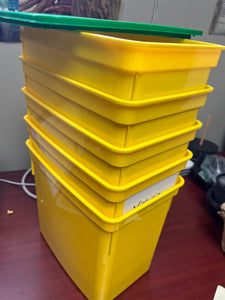 Bins with lids - storage