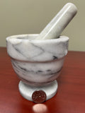 Mortar and Pestle - Marble/Wood