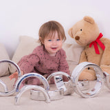 Metallic Silver Stacking Arches 12pk