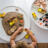 PlayTRAY with lid and removable compartments