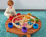 Rainbow Felt Bowls and Balls