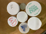 Lids/Caps- Plastic -White -Assorted Sizes