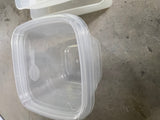 Containers with Lids - Plastic - Left Overs