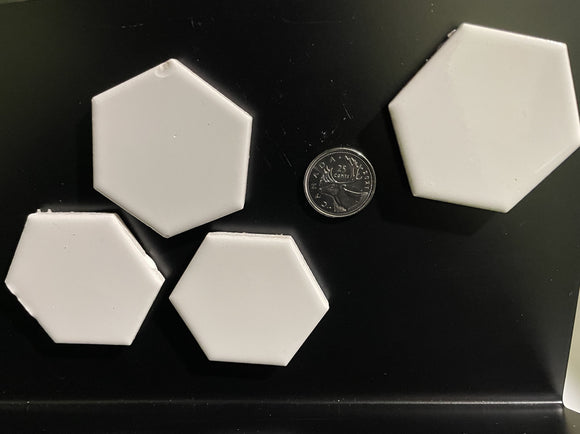 Tiles - Hexagon - White