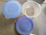 Containers with Lids - Plastic - Left Overs