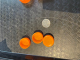 Lids - Plastic - Juice - Orange