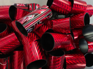 Tubes - Plastic - Red - Miniature