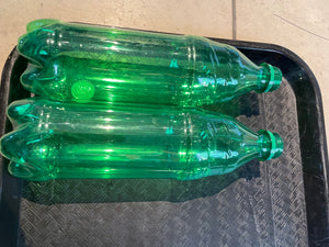 Whole Transparent Green Bottle