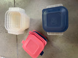 Containers with Lids - Plastic - Left Overs