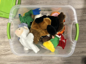 Bin Of Hand Puppets