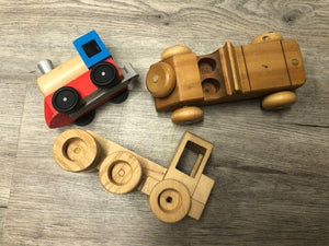 Assorted Wooden Vehicles