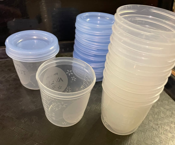 Containers with Lids - Food Storage /Sippy Cup