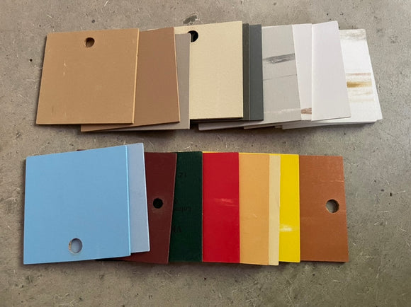 Tile Samples - Vinyl - Square - Coloured