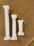 Pillars - Plastic  - Greek Columns/ Cake Tier Pillars - White