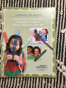 Learning to Play and Playing to learn: What families can do