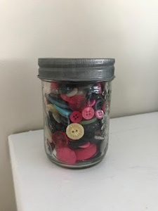 Jar Of Mixed Buttons