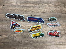 9pcs Transportation Felt Pieces