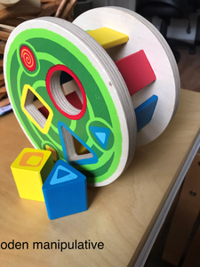 Round Wooden Shape Sorter