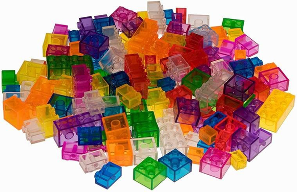 Transparent Coloured Building Blocks