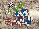 58 pcs Small Counting Blocks