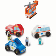 Melissa & Doug Emergency Vehicles