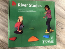 Large Coloured Stepping Stones And Hills