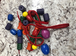 26 Wooden Beads & String