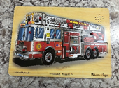 10 pcs Firetruck Puzzle With Sound