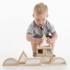 Mirrored Wooden Blocks