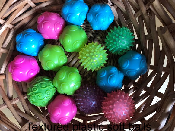 Textured Plastic Soft Balls