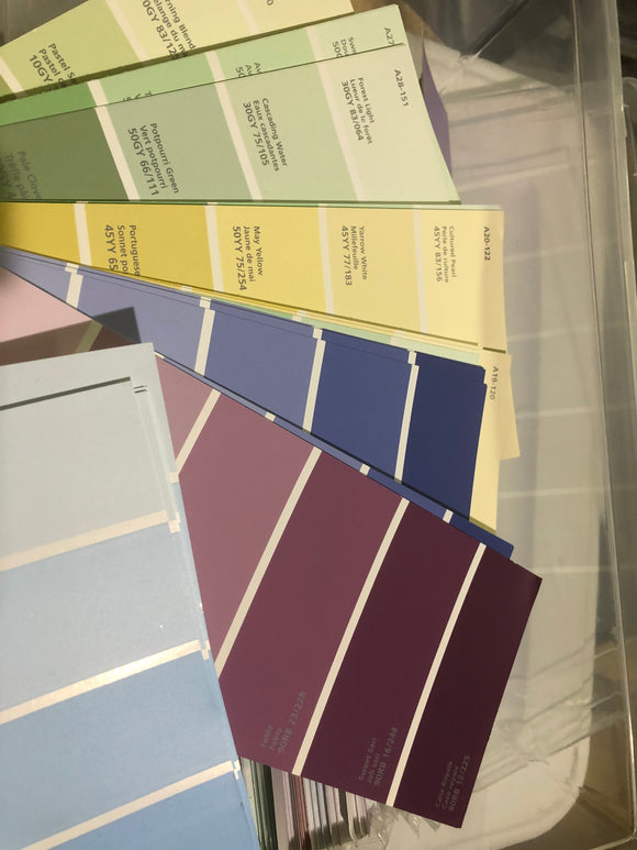 Samples - Card/ Swatches - Paint Colours