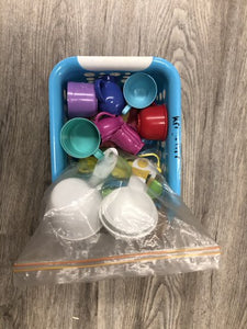 Small Set Kitchen Plastic Dishes