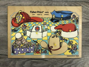 Hats Peg Puzzle-Fisher Price