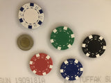 Poker Chips - Multicoloured