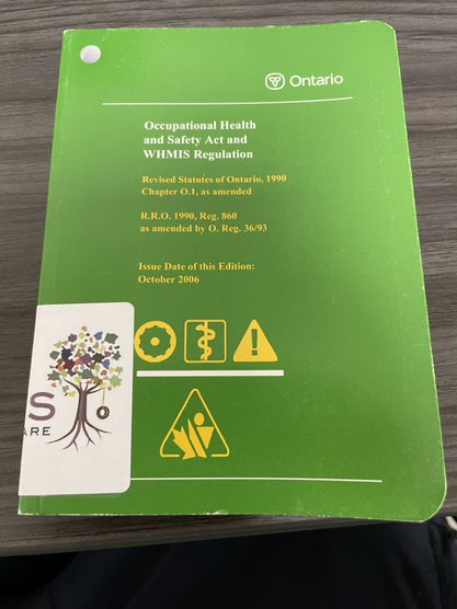 Occupational Health And Safety Manual