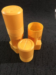 Container - Plastic - Twist - Cylindrical