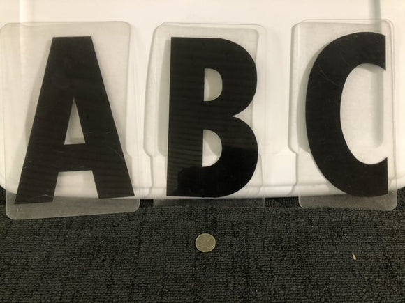 Sign - Plastic - Letters/ Numbers- Large