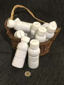 Bottles - Plastic - Small - White