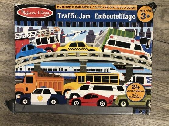 Melissa & Doug Floor Puzzle Traffic Jam