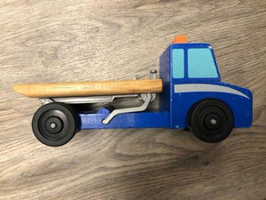 Wooden Flatbed Truck